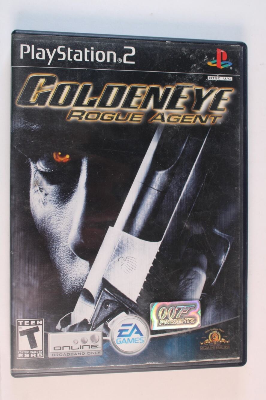 GoldenEye Rogue Agent (Sony PlayStation 2 PS2, 2004) Authentic, Complete, Tested